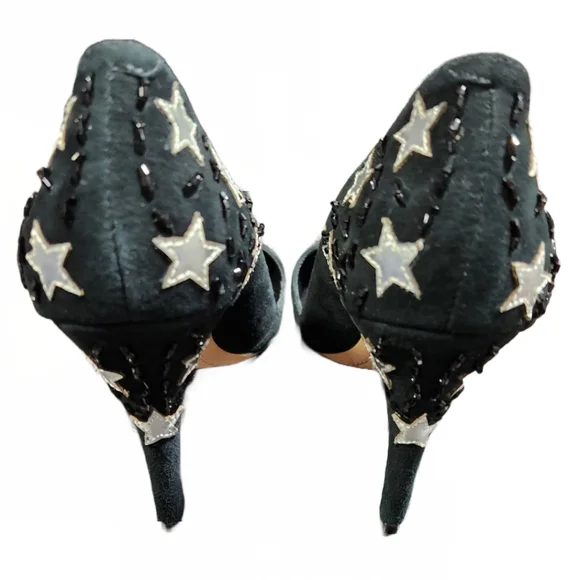Alice + Olivia Black Star Heels - Picture 2 of 5
